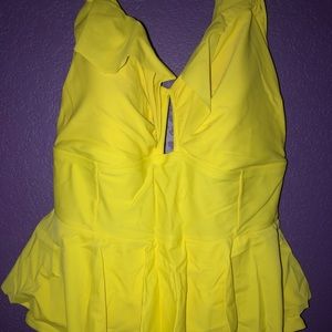 Plus yellow one suit